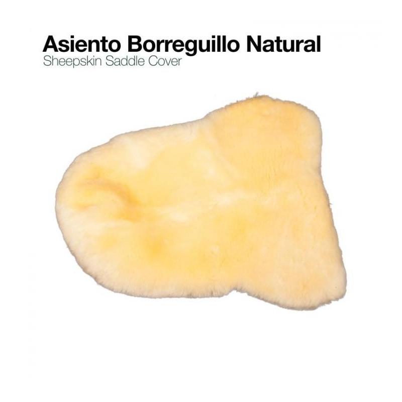  Asiento Borreguillo Natural Para Silla Inglesa