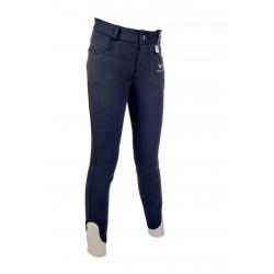 Pantalones De Montar -Kids Easy- Rodillera Sil.